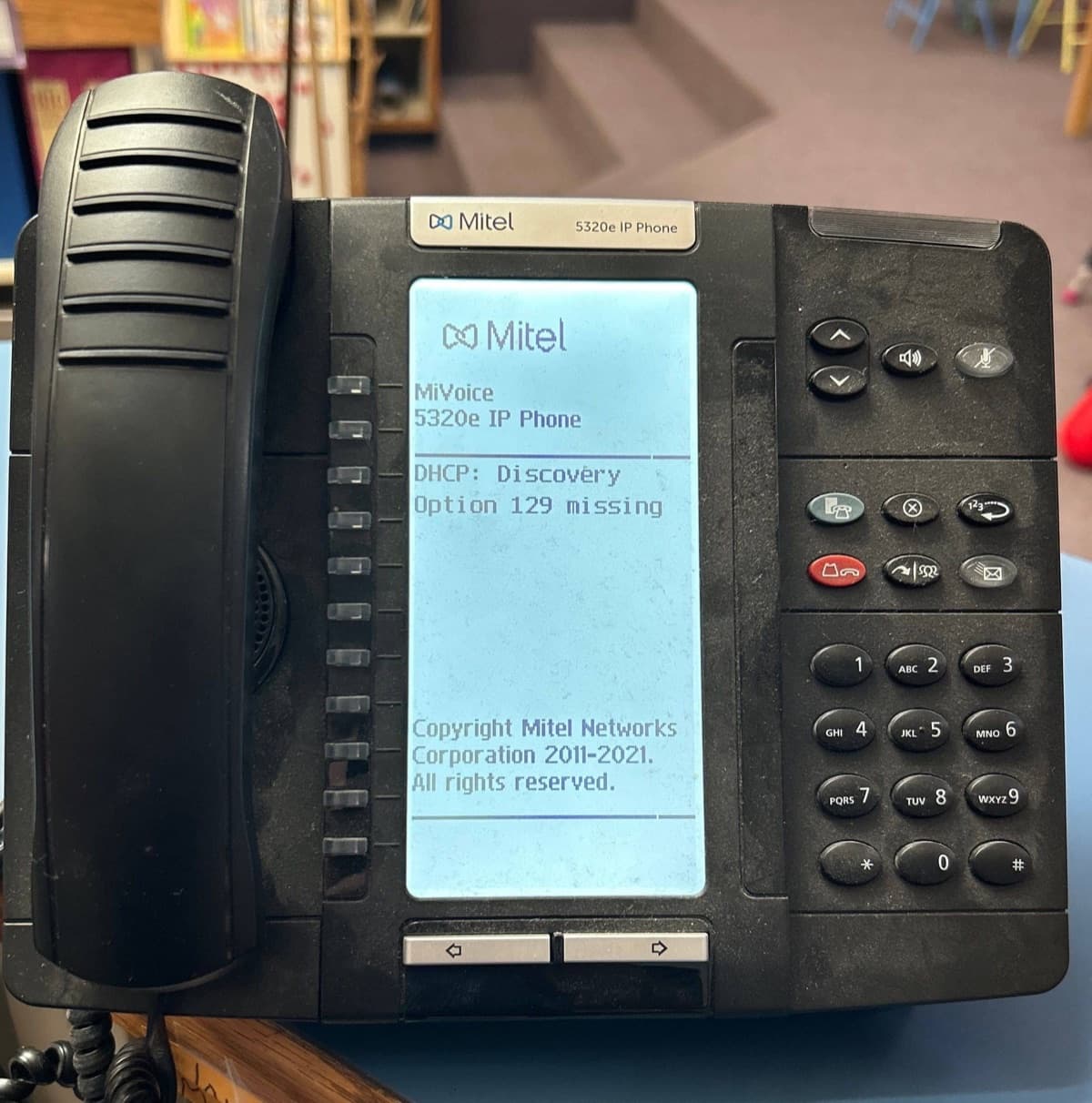 Legacy Mitel MiVoice 5320e IP phone replaced by Business Techs