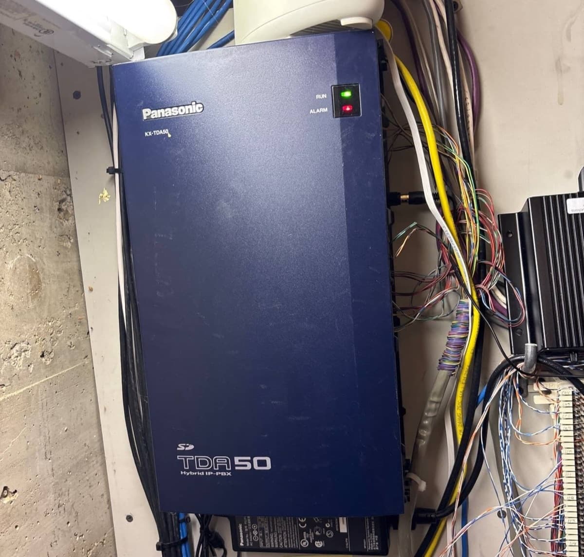 Legacy Panasonic KX-TDA50 hybrid PBX upgraded by Business Techs